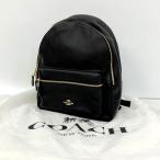 COACH コーチ リュック F30550 レザー バッグ レディース ブラック 鞄 DF17111■