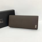 ショッピングダンヒル Dunhill ダンヒル 長財布 プレーン ロングウォレット 22R2P12PS ファスナー 小銭入れ メンズ  ブラウン 服飾 DF17245■