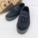 Last Resort AB ラストリゾートエービー スリッポン スニーカー タッセルローファー LOAFER SUEDE CLOUDY CUSH メンズ 27cm ブラック 靴 DF17367■