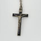 ショッピングGABBANA DOLCE & GABBANA ドルチェアンドガッバーナ D&G ドルガバ ロザリオ ネックレス ペンダント アクセサリー メンズ  シルバー ブラック 服飾 DF17591■