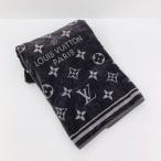 LOUIS VUITTON Louis Vuitton гонг du van монограмма Classic банное полотенце пляж покрывало для мужчин и женщин оттенок черного смешанные товары DF17247#