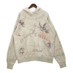 SAINTMICHAEL Dr.Woo セントマイケル ドクターウー 21AW フーディ パーカー SM-A21-0000-056 プルオーバー メンズ XLサイズ ベージュ系 トップス DM17504■