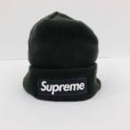 ショッピングシュプリーム Supreme シュプリーム NEW ERA ニューエラ ニット帽 ビーニー 帽子 ボウシ ボックスロゴ box logo beanie 男女兼用 ブラック 服飾 DF17541■