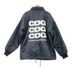 COMME des GAR〓ONS コムデギャルソン コーチジャケット SZ-J007 ブルゾン COACH JACKET CDGロゴ メンズ Sサイズ ブラック アウター DM17498■