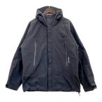plllllleeeasse プリーズ マウンテンパーカー 24PLS-OT09 ナイロン ジャケット 3-layer shell jacket メンズ Lサイズ ブラック アウター DM17864■