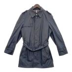 BURBERRY BLACK LABEL Burberry Black Label пальто с отложным воротником мужской M размер черный внешний DM20283#