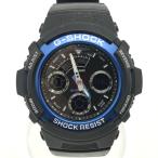 カシオ G-SHOCK Gショック AW-591 腕時計 ストップウォッチ ショックレジスト メンズ  ブラック CASIO 時計 B6891◆