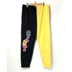 Clot Black And Yellow Colorblock Lounge Pants CL-S19-0000-185 тренировочный брюки мужской XL размер желтый черный Colt низ A3331*