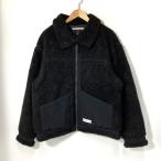 NEIGHBORHOOD ネイバーフッド ボアジャケット BOA FLEECE B-3 242SZNH-JKM02 ボアフリースジャケット  メンズ Lサイズ ブラック アウター A15294◆