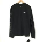ARC.TERYX アークテリクス Tシャツ 長袖 L08518000 カットソー メンズ Sサイズ ブラック トップス A14296◆