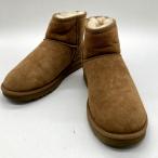 ショッピングアグ UGG アグ ムートンブーツ CLASSIC MINI クラシック ミニ 1002072 メンズ 26cm ブラウン 靴 B15199◆