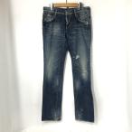 ショッピングディースクエアード DSQUARED2 ディースクエアード デニムパンツ ダメージ加工 メンズ サイズ46 Mサイズ相当 インディゴ ボトムス A14010◆