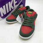 ショッピングDUNK NIKE SB DUNK LOW PRO PRM スニーカー 新品同様 FZ1287-300 ローカット シューズ SEATTLE SUPERSONICS カジュアル 26.5cm レッド グリーン ナイキ 靴 B13945◆