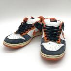 NIKE ナイキ スニーカー DUNK LOW PRO SB BRONCOS 304292-184 メンズ 28.5cm ホワイト オレンジ ネイビー 靴 B14321◆