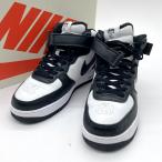 NIKE×STUSSY ナイキ ステューシー スニーカー AIR FORCE 1 MID DJ7840-002 コラボ シューズ カジュアル メンズ 27cm ブラック ホワイト 靴 B14884◆