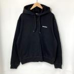 ショッピングディースクエアード DSQUARED2 ディースクエアード パーカー S74GU0826-S25516 フーディー スエット 裏起毛 カジュアル 古着 メンズ XLサイズ ブラック トップス A14997◆