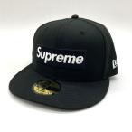 SUPREME NEWERA シュプリーム ニューエラ 帽子 BrushedwoolBOX CAP キャップ  メンズ 58.7cm ブラック 小物 B15030◆