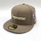 ショッピングsupreme SUPREME NEWERA シュプリーム ニューエラ 帽子 キャップ BrushedwoolBOX CAP メンズ 58.7cm ベージュ 服飾小物 B15029◆