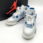 ショッピングjordan NIKE ナイキ スニーカー AIR JORDAN 4 RETRO FV5029-141 シューズ エアジョーダン4 カジュアル メンズ 27.5cm グレー ブルー 靴 B15040◆