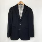 ショッピングBURBERRY Burberry Black Label バーバリー ブラックレーベル テーラードジャケット BME51-400-29 メンズ Mサイズ ブラック アウター A15251◆