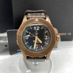 ショッピング自動巻き HEROIC 18 ヒロイックエイティーン M8400 ブロンズダイバーズウォッチ 腕時計 限定138本 メンズ ブラック 服飾 B15486◆