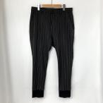 glamb грамм Spark ru полоса брюки-джоггеры GB0225/P03 casual мужской L размер черный низ A15747*