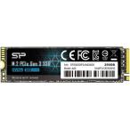 シリコンパワー SSD 256GB 3D NAND M.2 2280 PCIe3.0×4 NVMe1.3 SP256GBP34A60M28
