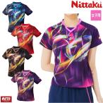 卓球ユニフォーム ニッタク Nittaku スカイトリックレディースシャツ レディース NW-2208