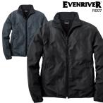 作業服 防寒着 フルジップマイクロジャケット EVENRIVER イーブンリバー r007 メンズ 軽量 裏フリース 作業着 M-3L