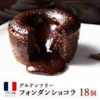 業務用 フォンダンショコラ 18個(9個×2袋) グルテンフリー フランス直輸入 送料無料 冷凍スイーツ 大容量 お取り寄せ