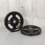 IROTEC（アイロテック）オールラバー仕様 オリンピック プレート 15KG [2枚] 穴径51mm/ ダンベル ベンチプレス 筋トレ トレーニング器具 鉄アレイ