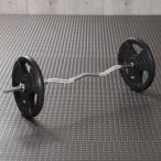 ショッピングホームフィットネス器具 POWER ARMOR（パワーアーマー）レギュラースクリューWバーラバー46KGセット / ezバー 筋トレ バーベル バーベルセット