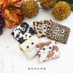 【毛付きモンスターmini/全11色】イタリアンレザーの高級感のある薄くて軽い/思わず誰かに見せたくなるモンスターミニL字財布/コンパクト財布/ミニマム ハラコ