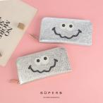ショッピングキラキラ 【メタリックホイルキョロメ長財布/全3色】思わず誰かに見せたくなるキョロメ長財布/ラウンド型財布/長財布【メタリック】 SUPERB お祝い 収容力 キラキラ