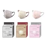 TWOTONE COLOR MASK ツートーン マスク 30枚入り 不織布立体 3層マスク 6mm幅ゴム 耳にやさしい 口元に触れにくい おしゃれ 小顔効果