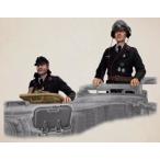 送料無料 1/16 ドイツ軍 戦車兵 半身 2体セット F134 未塗装＆未組み立て レジン製フィギュア ヘッドホン ローダーズハッチ　 タイガー1型戦車
