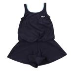 ショッピング水着 女の子 フィラ（FILA）（キッズ）ブラウジングワンピース 水着 127689NSA1 スクール水着 女の子 ガールズ UVカット