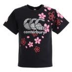 カンタベリー（canterbury） ラグビー ジャパンワンチームブロッサムTシャツ 日本代表 桜ロゴ RA30301 19 黒 ブラック （メンズ）