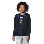 アンダーアーマー（UNDER ARMOUR）（キッズ）パーカー ボーイズ アーマーフリース フルジップ 1357605 BLK/PCG AT オンライン価格