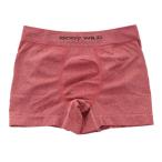 ボディワイルド（BODY WILD） ボクサーパンツ 前閉じ 立体成型 杢調 BWS853J RED （メンズ）