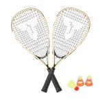 タルボットトロ（Talbot-Torro） バドミントンラケット スピード4400 ラケット2本 シャトル3個 ケース付き 490111 （メンズ、レディース、キッズ）