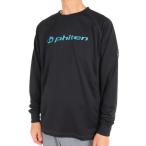 ファイテン(PHITEN)(メンズ、レディース)バレーボールウェア 長袖Tシャツ 3121JG44400 BK/SX 速乾