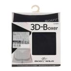 ボディワイルド（BODY WILD） 3D-BOXER ボクサーブリーフ ドットカモ柄 BWS873J BLK （メンズ）