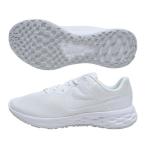 ナイキ（NIKE） レボリューション 6 NN ホワイト 白 DC3728-102 ランニングシューズ 靴 スポーツ スニーカー ジョギング マラソン 部活 （メンズ）