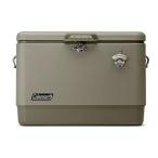 ショッピングペットボトルクーラー コールマン（Coleman） クーラーボックス 51L 保冷 54QT スチールベルトR クーラー セージ 2159598