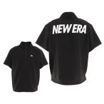 ニューエラ（NEW ERA）（メンズ、レディース）半袖 クロスウェアジャケット 13264249 ジップアップ ブラック