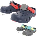 クロックス(crocs)(キッズ)ジュニア サンダル クラシック オールテレイン クロッグ トドラー 206747 シャワサン 軽量 レジャー プール