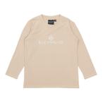 オンヨネ（ONYONE）（キッズ）ジュニア 長袖Tシャツ YADAKAINO ロゴTシャツ BIJ74101PA 186 ベージュ 速乾