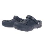 クロックス(crocs)(キッズ)サンダル ジュニア 紺 バヤ ラインド クロッグ キッズ Baya Lined Clog ネイビー 207500-463-2022 ボア付 サボサンダル