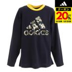 アディダス（adidas）（キッズ）ロゴ 長袖Tシャツ ZH187-HM7177